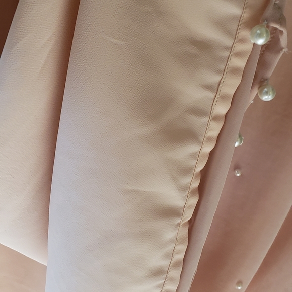 Kameez sz M/L Beige/peach pearls - Picture 6 of 10